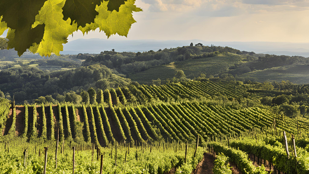 I vigneti dell'entroterra del Cilento